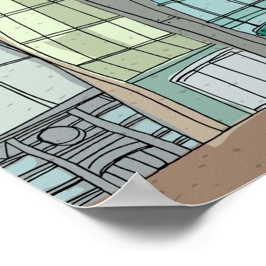 建物 ポスター (角)