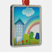 建物 メタルオーナメント (右)