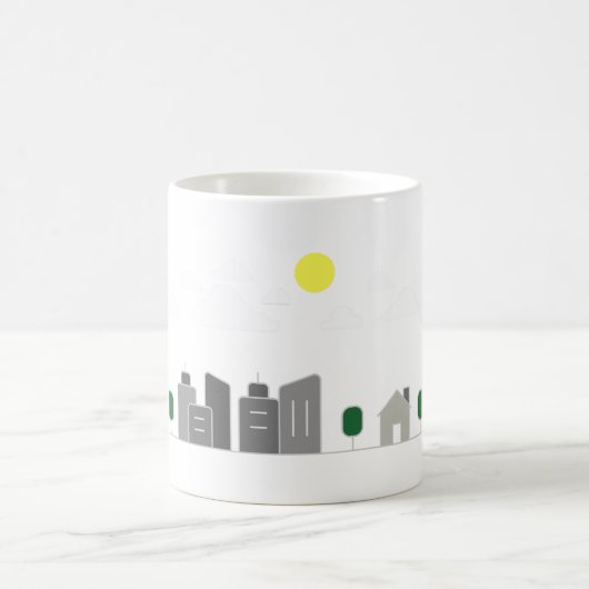 建物 建築 都市 コーヒーマグカップ (中央)