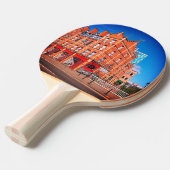建物、橋の側 卓球ラケット (正面アングル)