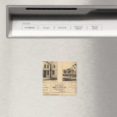 建物、油シティ、フランクリン、ターファーム マグネット (インサイチュ (食洗機))
