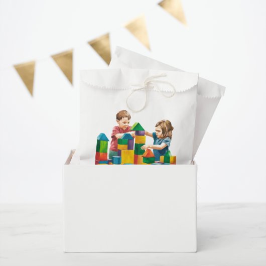 建物Bashでの誕生日ブロック フェイバーバッグ (パーティー)