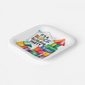 建物Bashでの誕生日ブロック ペーパープレート (傾斜あり)