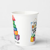 建物Bashでの誕生日ブロック 紙コップ (左)