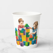 建物Bashでの誕生日ブロック 紙コップ (裏面)