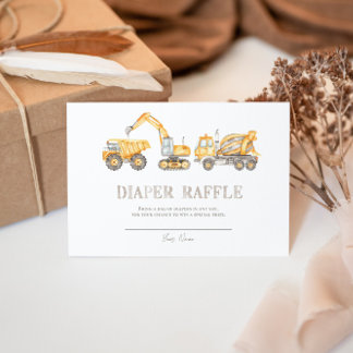 建築おむつラッフル エンクロージャーカード