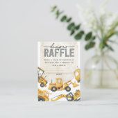 建築おむつ及びワイプラッフルカードインサート エンクロージャーカード (スタンド正面)