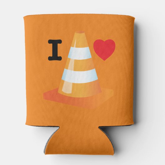 建築おもしろいサイトフォアマンオレンジセーフティコーン 缶クーラー (裏面)