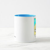 建築おもしろいユーモアのコーヒーマグ マグカップ (中央)