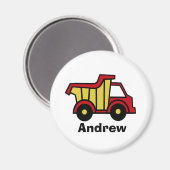 建築おもしろい/ダンプトラック マグネット (正面/裏面)