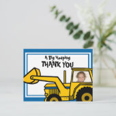 建築おもしろい/バックホー ポストカード (スタンド正面)