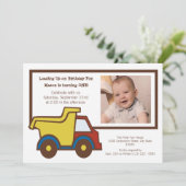 建築おもしろいDumptruck写真 招待状 (スタンド正面)