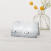 建築およびツールパーティー食品ラベル プレイスカード (裏面)