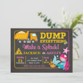 建築および人魚の共同誕生日の招待状 招待状 (スタンド正面)