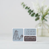 建築および絵画の名刺 名刺 (スタンド正面)