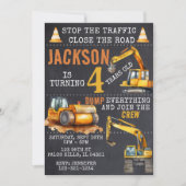 建築で誕生日の招待 招待状 (正面)