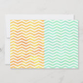 建築とマーメイドジョイント誕生日招待状 招待状 (裏面)