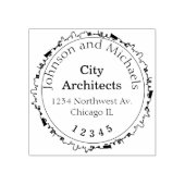 建築と都市の建築/建設業者 ラバースタンプ (インプリント)