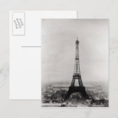 建築のエッフェルタワー ポストカード (正面/裏面)