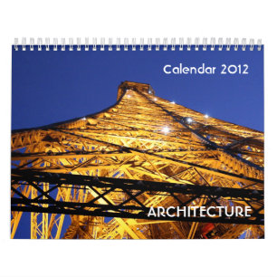 建築のカレンダー2012年 カレンダー