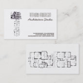 建築のスタジオ 名刺 (正面/裏面)
