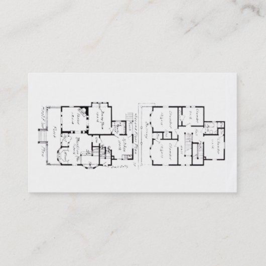建築のスタジオ 名刺 (裏面)