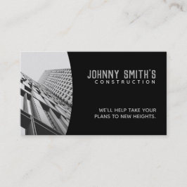 建築のスローガンの名刺 名刺