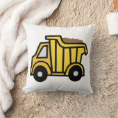 建築のダンプトラックとの漫画の切り貼り芸術 クッション (ブランケット)