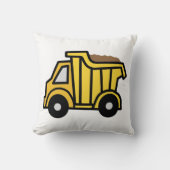 建築のダンプトラックとの漫画の切り貼り芸術 クッション (正面)