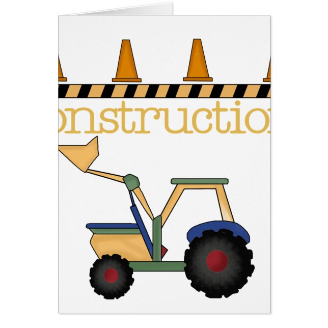 建築のバケット式積込機 (正面)