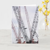 建築のバースデー・カード カード (黄色い花)