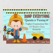 建築のパーティーの招待 招待状 (正面/裏面)