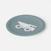 建築のパーティーの紙皿のダンプトラックのプレート ペーパープレート (アングル)