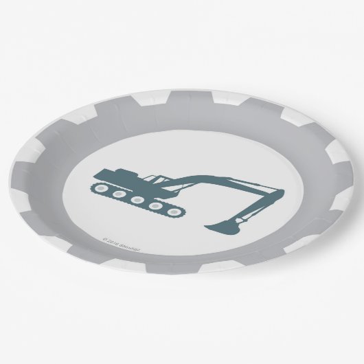 建築のパーティーの紙皿 ペーパープレート (アングル)