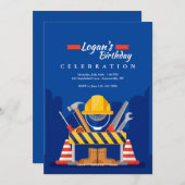 建築のマイゲーム誕生日 招待状 (正面/裏面)