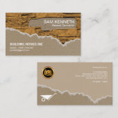 建築のマネージャーを塗る創造的な煉瓦積み 名刺 (正面/裏面)