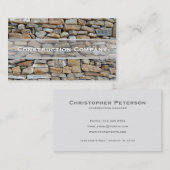 建築のマネージャー 名刺 (正面/裏面)