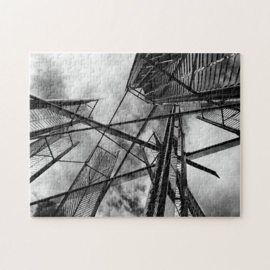 建築のモダン ジグソーパズル (横)