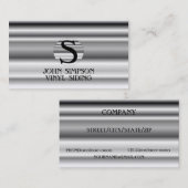 建築のモノグラムの名刺 名刺 (正面/裏面)