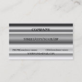 建築のモノグラムの名刺 名刺 (裏面)