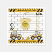 建築の下で赤ちゃん服ベビーシャワー スタンダードカクテルナプキン (正面)