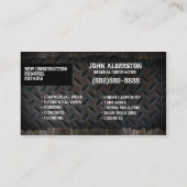 建築の便利屋の名刺 名刺 (裏面)