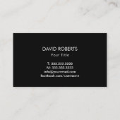 建築の修理工具グランジ 名刺 (裏面)