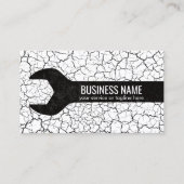 建築の修理工具グランジ 名刺 (正面)