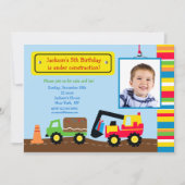 建築の写真の誕生日のパーティの招待状 招待状 (正面)