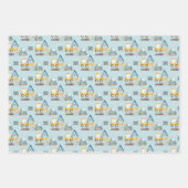 建築の勾配パターン ラッピングペーパーシート (正面2)