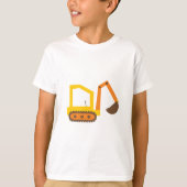 建築の坑夫のバレンタインのワイシャツ Tシャツ (正面)