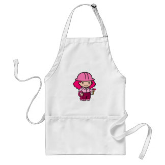 建築の女の子 スタンダードエプロン