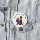 建築の女性鑑賞日ボタン 缶バッジ (インサイチュ)