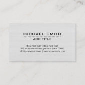 建築の専門のモダンで白い木#2 名刺 (裏面)